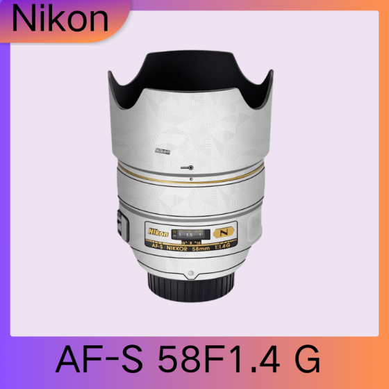 Lentes Nikon AF-S58F1.4 G  - Pele câmera, adesivo câmera - com alta resistência a arranhões, à prova d'água e com design elegante.